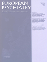 European Psychiatry Volume 14 - Issue 4 -