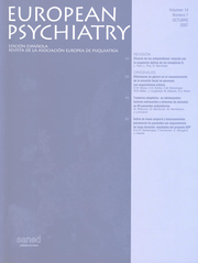 European Psychiatry Volume 14 - Issue 7 -