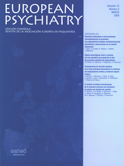 European Psychiatry Volume 15 - Issue 2 -