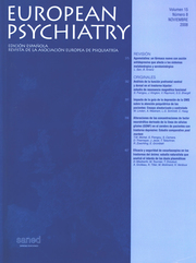European Psychiatry Volume 15 - Issue 8 -