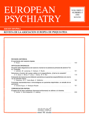 European Psychiatry Volume 2 - Issue 3 -