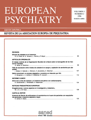European Psychiatry Volume 3 - Issue 2 -