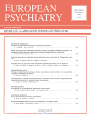 European Psychiatry Volume 4 - Issue 5 -