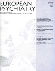 European Psychiatry Volume 6 - Issue 3 -