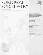 European Psychiatry Volume 6 - Issue 8 -