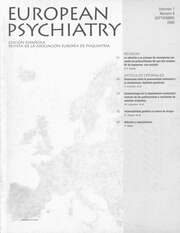 European Psychiatry Volume 7 - Issue 6 -