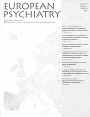 European Psychiatry Volume 8 - Issue 1 -