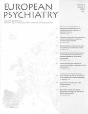 European Psychiatry Volume 8 - Issue 3 -