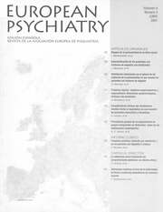 European Psychiatry Volume 8 - Issue 5 -
