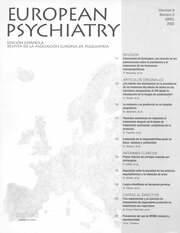 European Psychiatry Volume 9 - Issue 3 -