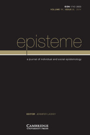 Episteme Volume 11 - Issue 2 -