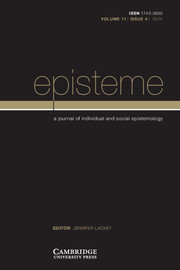 Episteme Volume 11 - Issue 4 -