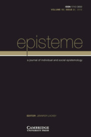 Episteme Volume 15 - Issue 2 -