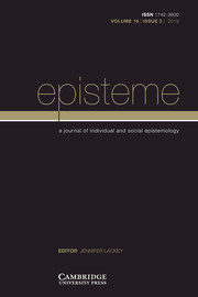Episteme Volume 16 - Issue 2 -
