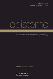 Episteme Volume 16 - Issue 3 -