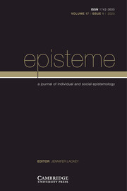 Episteme Volume 17 - Issue 1 -