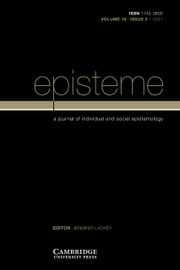Episteme Volume 18 - Issue 2 -