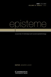 Episteme Volume 19 - Issue 2 -