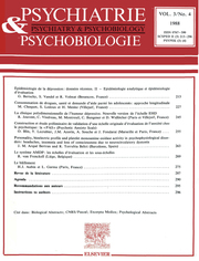 European Psychiatry Volume 3 - Issue 4 -