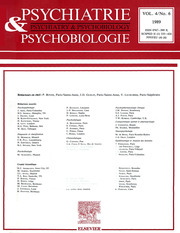 European Psychiatry Volume 4 - Issue 6 -