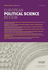 European Political Science Review Volume 9 - Issue 3 -