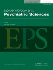 Epidemiology and Psychiatric Sciences Volume 22 - Issue 1 -