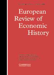 European Review of Economic History Volume 10 - Issue 2 -
