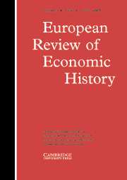 European Review of Economic History Volume 11 - Issue 1 -