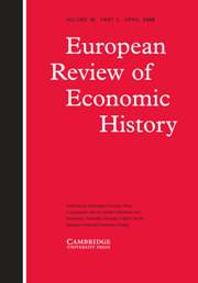 European Review of Economic History Volume 12 - Issue 1 -