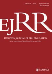 European Journal of Risk Regulation Volume 11 - Issue 3 -