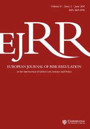 European Journal of Risk Regulation Volume 8 - Special Issue2 -  Special Issue on the Implementation in Europe of the WHO Recommendations on Food Marketing to Children