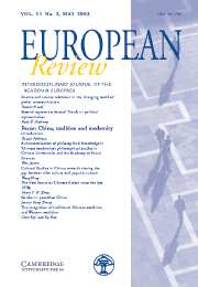European Review Volume 11 - Issue 2 -