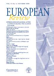 European Review Volume 12 - Issue 4 -