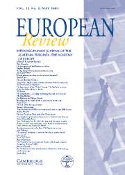 European Review Volume 13 - Issue 2 -