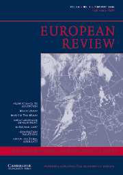 European Review Volume 14 - Issue 1 -