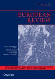 European Review Volume 14 - Issue 3 -