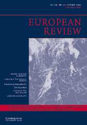 European Review Volume 14 - Issue 4 -
