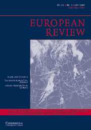 European Review Volume 15 - Issue 3 -