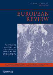 European Review Volume 16 - Issue 1 -