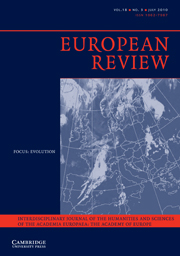European Review Volume 18 - Issue 3 -