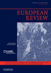 European Review Volume 20 - Issue 2 -