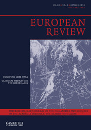 European Review Volume 20 - Issue 4 -