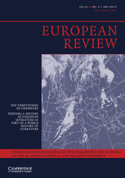European Review Volume 21 - Issue 2 -
