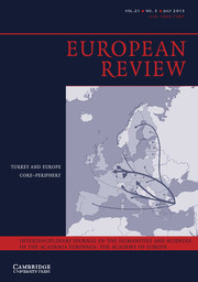 European Review Volume 21 - Issue 3 -