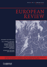 European Review Volume 22 - Issue 1 -