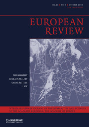 European Review Volume 23 - Issue 4 -