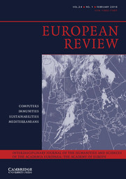 European Review Volume 24 - Issue 1 -