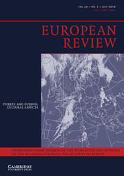 European Review Volume 24 - Issue 3 -