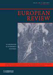 European Review Volume 25 - Issue 3 -
