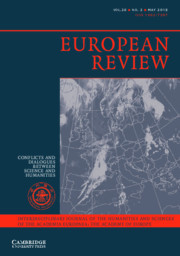 European Review Volume 26 - Issue 2 -